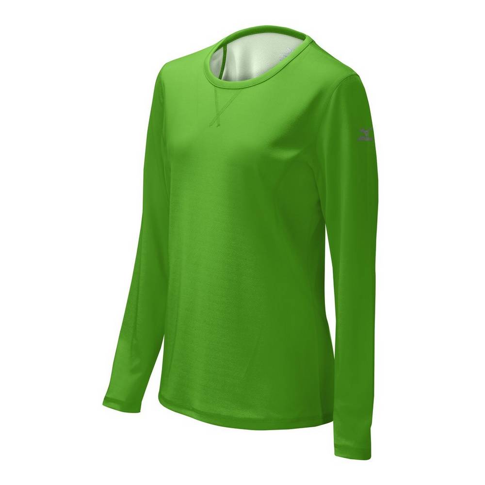 Damske Treningove Oblecenie Mizuno Core Dual Hybrid Zelene/Biele Vypredaj WCBV91852